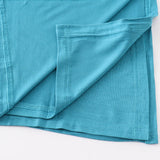 Teal baby bamboo swaddle blanket