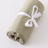 Olive baby bamboo swaddle blanket