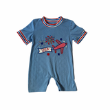 Patriotic Airplane Romper