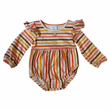 Multicolored Stripe Onesie