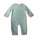 Mint Dog Applique Romper