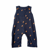 Navy Football Romper