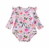 Vibrant Floral Bamboo Onesie