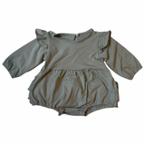 Sage Ruffle Onesie