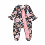 Floral Ruffle Sleeper