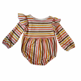 Multicolored Stripe Onesie